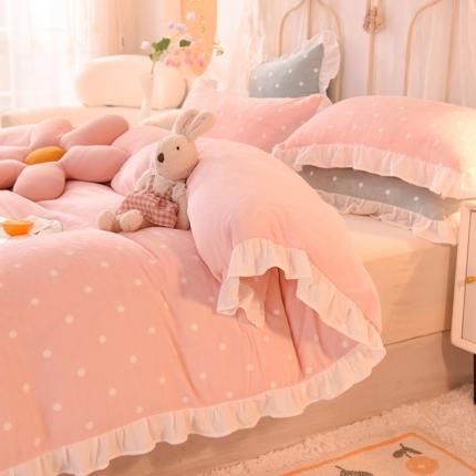 91家纺网 家纺一手货源 找家纺 （总）欧冠家纺 2021新款保暖牛奶绒单被套