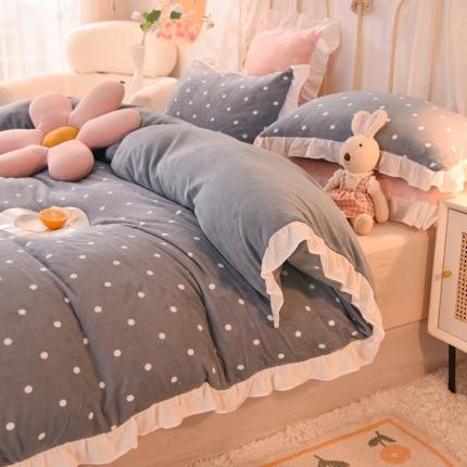 91家纺网 家纺一手货源 找家纺 （总）欧冠家纺 2021新款保暖牛奶绒单被套