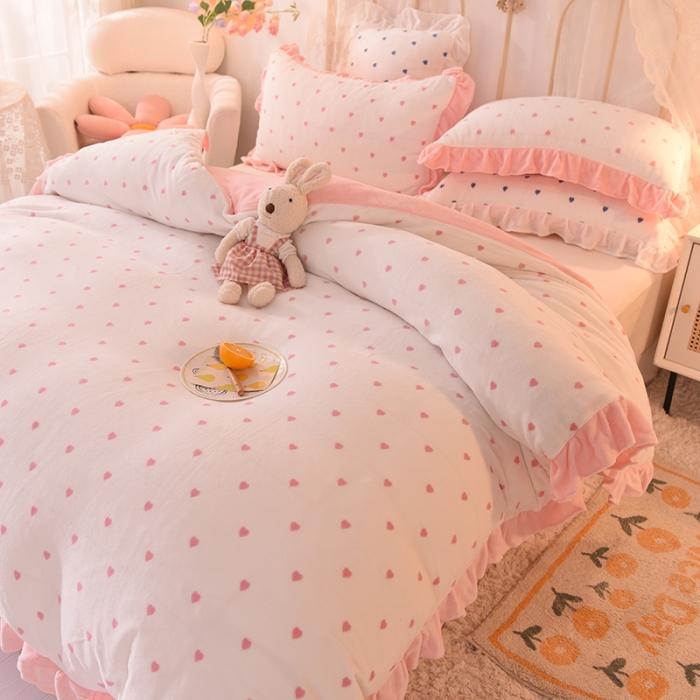 91家纺网 家纺一手货源 找家纺 （总）欧冠家纺 2021新款保暖牛奶绒单被套