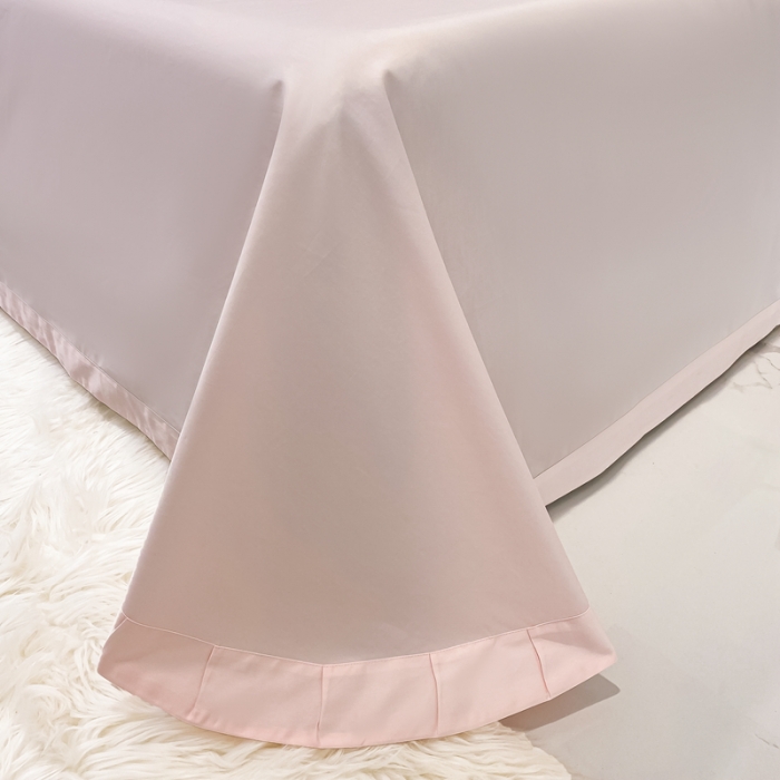 91家纺网 家纺一手货源 找家纺 品家居2021新款贝拉花园180支全棉澳棉刺绣四件套 贝拉花园-粉