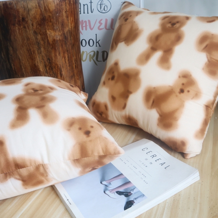 91家纺网 家纺一手货源 找家纺 （总）伟邦 2021新款高档全棉小熊抱枕