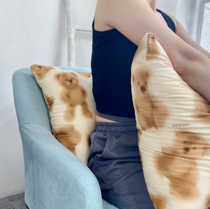 91家纺网 家纺一手货源 找家纺 （总）伟邦 2021新款高档全棉小熊抱枕