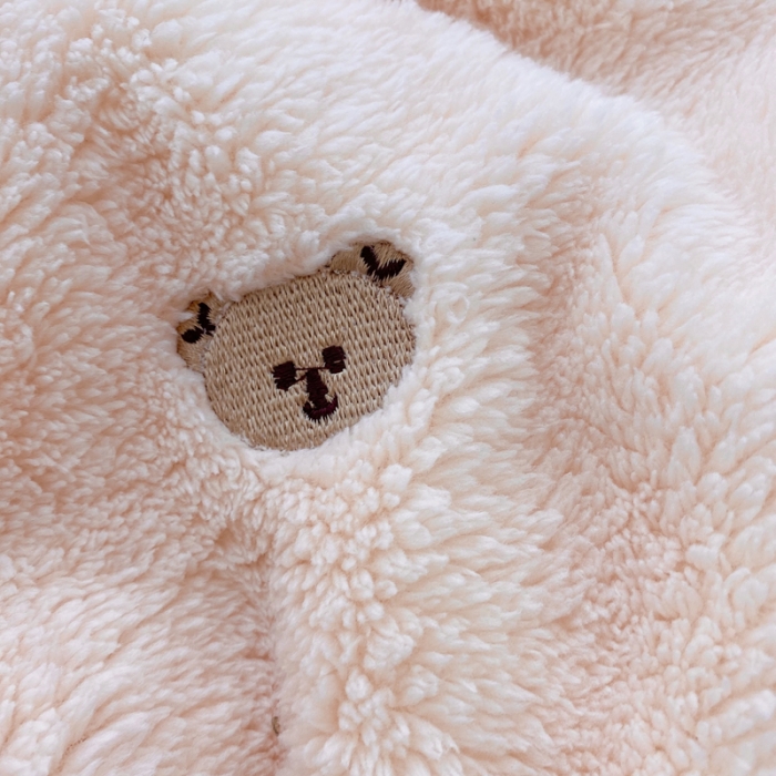 91家纺网 家纺一手货源 找家纺 玛奇朵 2021秋冬新款泰迪绒系列四件套 泰迪-粉色