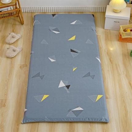 91家纺网 家纺一手货源 找家纺 凌云家纺 2021新款棉加绒床垫套 英伦时尚灰