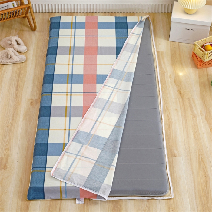 91家纺网 家纺一手货源 找家纺 （总）凌云家纺 2025新款棉加绒学生床垫套全包拉链式