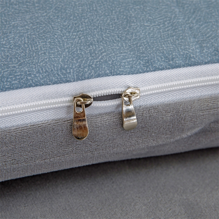 91家纺网 家纺一手货源 找家纺 凌云家纺 2021新款棉加绒床垫套 雏菊暗恋灰