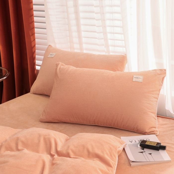 91家纺网 家纺一手货源 找家纺 （总）秀色新款婴儿绒四件套冬季牛奶绒加绒双面绒被套丝诺四件套