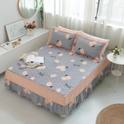 91家纺网 家纺一手货源 找家纺 （总）爱妮玖玖 2025新款夏风系列单品夹棉床裙