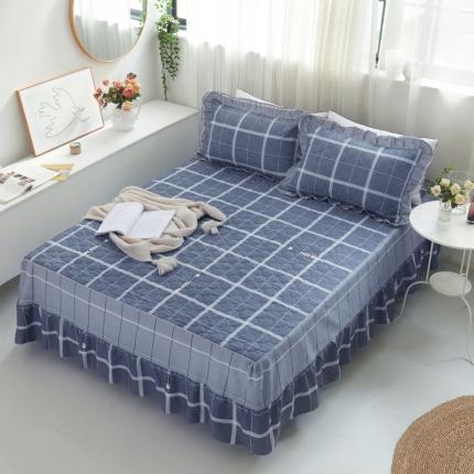 91家纺网 家纺一手货源 找家纺 （总）爱妮玖玖 2025新款夏风系列单品夹棉床裙