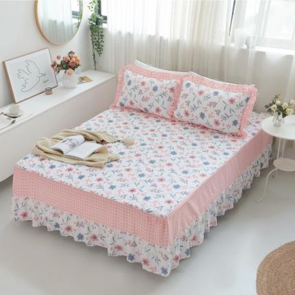 91家纺网 家纺一手货源 找家纺 （总）爱妮玖玖 2025新款夏风系列单品夹棉床裙