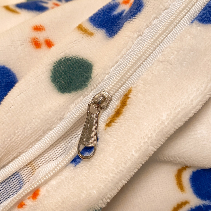 91家纺网 家纺一手货源 找家纺 金爱家 2021新款跑量款牛奶绒四件套 梅花-蓝