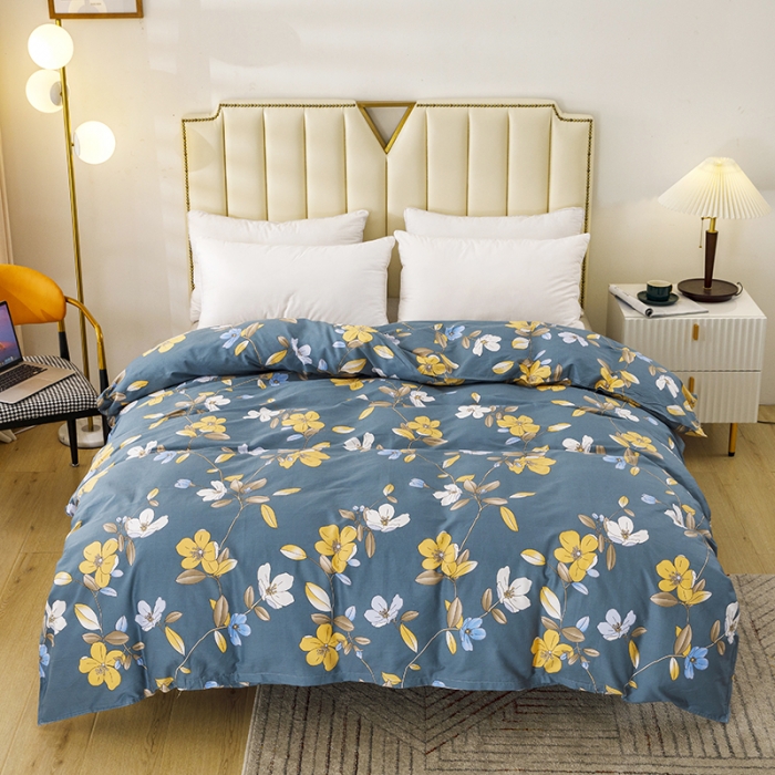 91家纺网 家纺一手货源 找家纺 纽缦 2021新款上下边夹棉四件套 淡香伊人