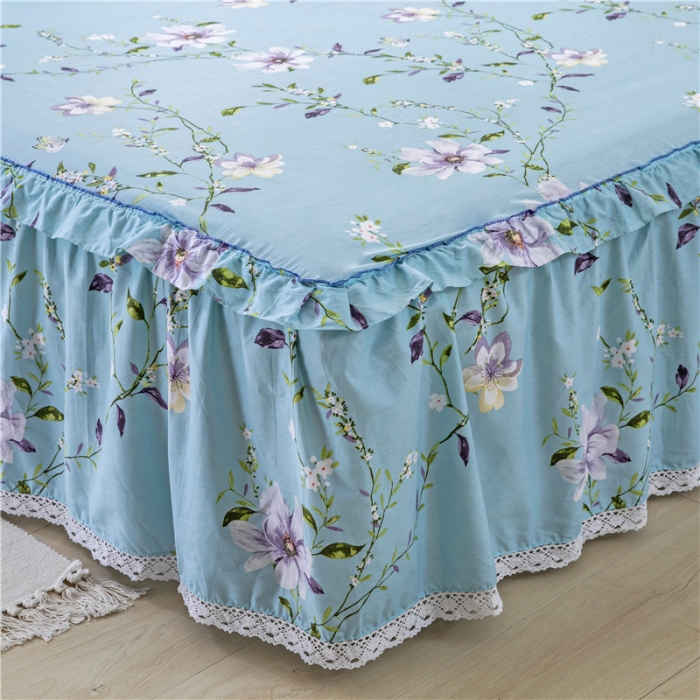 91家纺网 家纺一手货源 找家纺 纽缦 2021新款上下边夹棉四件套 芬芳兰