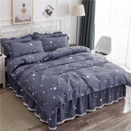 91家纺网 家纺一手货源 找家纺 纽缦 2021新款上下边夹棉四件套 魔力时代