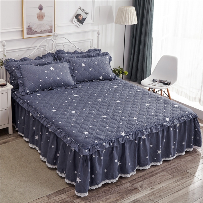 91家纺网 家纺一手货源 找家纺 纽缦 2021新款上下边夹棉四件套 魔力时代