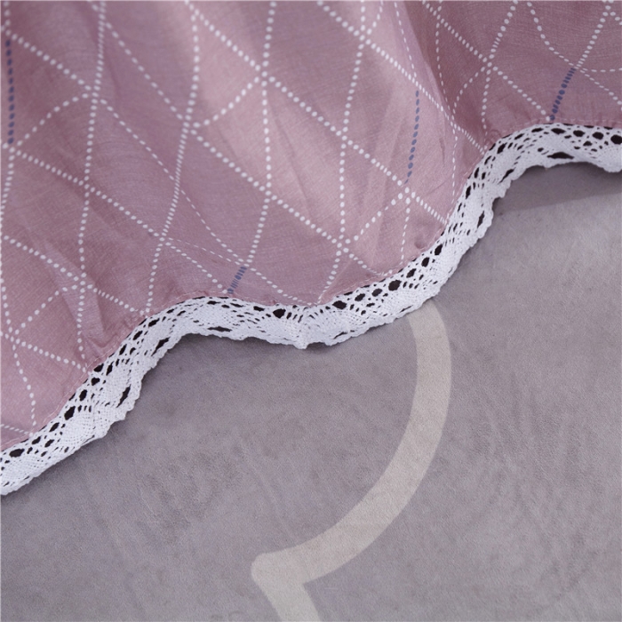 91家纺网 家纺一手货源 找家纺 纽缦 2021新款上下边纯棉床裙 菲拉格