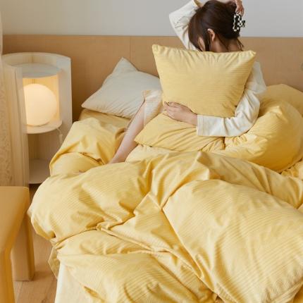 （总）梦享生活家居 2021新款麻花丽丝绒四件套