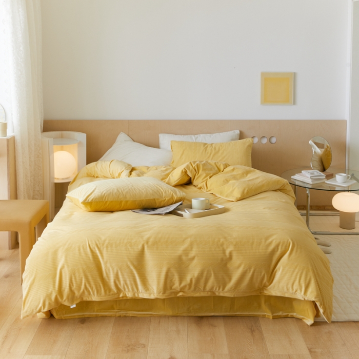 91家纺网 家纺一手货源 找家纺 （总）梦享生活家居 2021新款麻花丽丝绒四件套