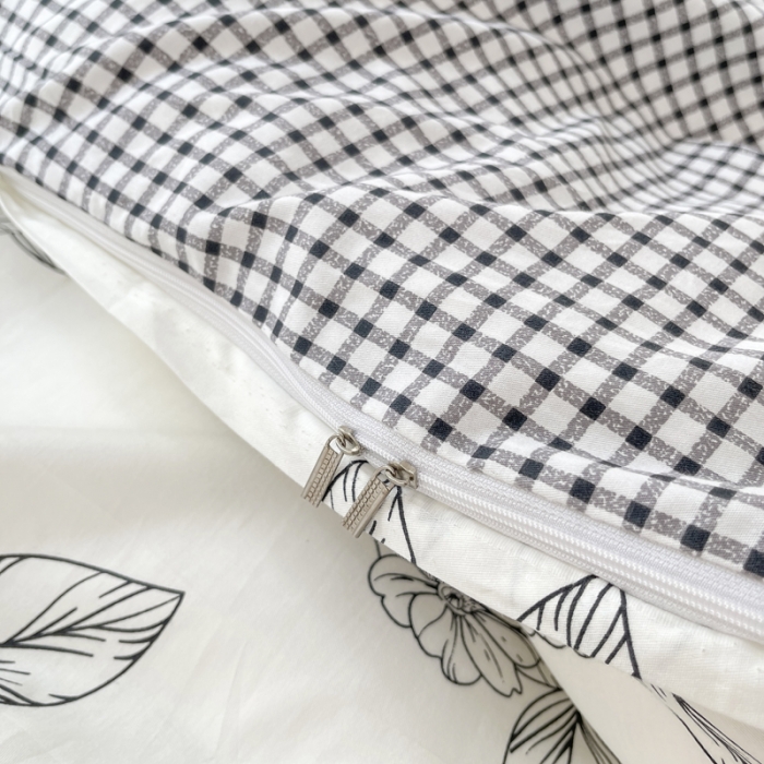 91家纺网 家纺一手货源 找家纺 梦家居2021新款赫本风四件套 山茶玫瑰