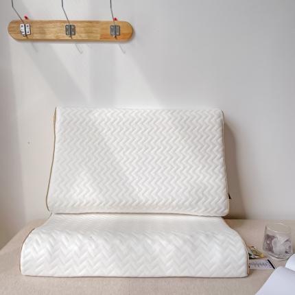 （总）伟邦枕芯 2021新款轻奢按摩颗粒乳胶枕40*60cm