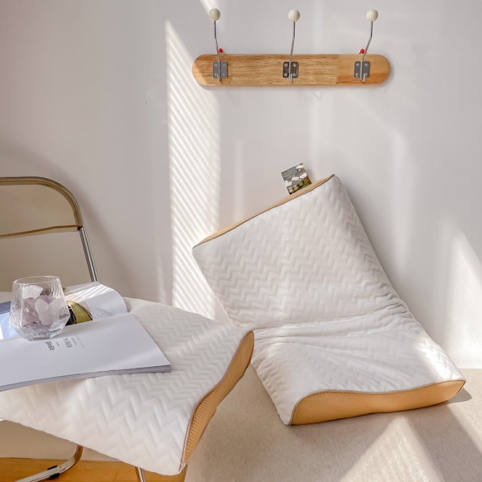 91家纺网 家纺一手货源 找家纺 （总）伟邦枕芯 2021新款轻奢按摩颗粒乳胶枕40*60cm