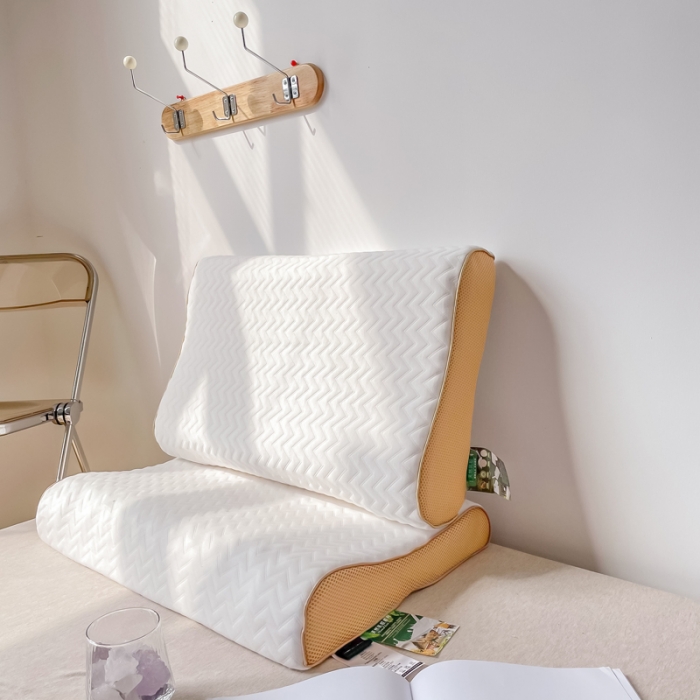 91家纺网 家纺一手货源 找家纺 （总）伟邦枕芯 2021新款轻奢按摩颗粒乳胶枕40*60cm