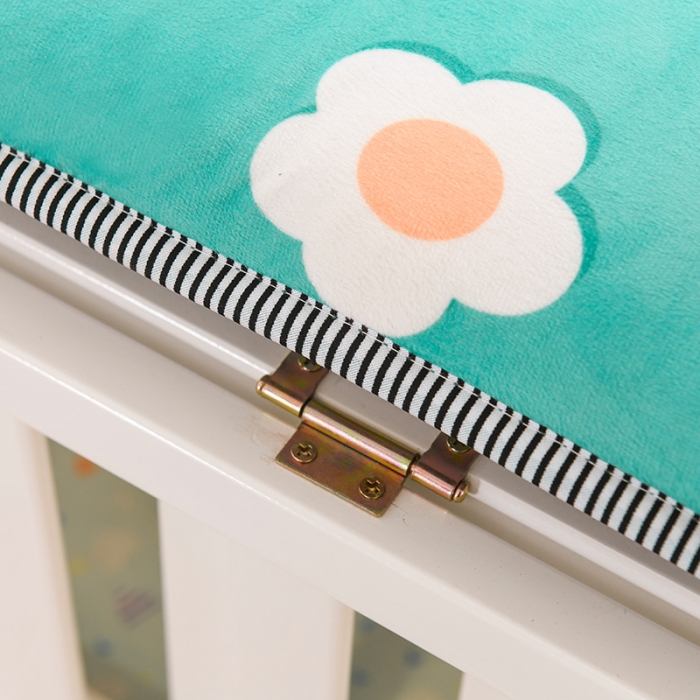 91家纺网 家纺一手货源 找家纺 嗨生活 2021新款数码印花水晶绒床垫 可爱小信鸽