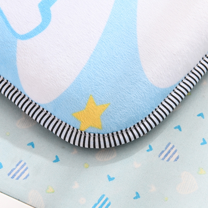 91家纺网 家纺一手货源 找家纺 嗨生活 2021新款数码印花水晶绒床垫 可爱面包