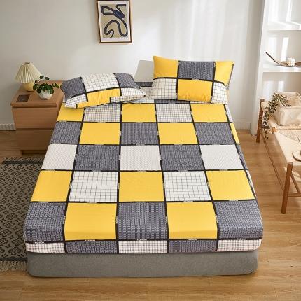 91家纺网 家纺一手货源 找家纺 （总）茉夕家纺 2021新款全棉印花床笠