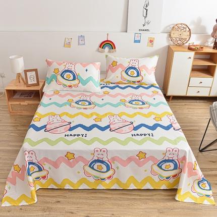 91家纺网 家纺一手货源 找家纺 （总）茉夕家纺 2021新款全棉印花床单