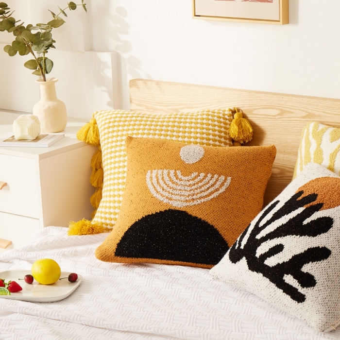 91家纺网 家纺一手货源 找家纺 （总）918拾朵 2021新款北欧图纹组合系列抱枕