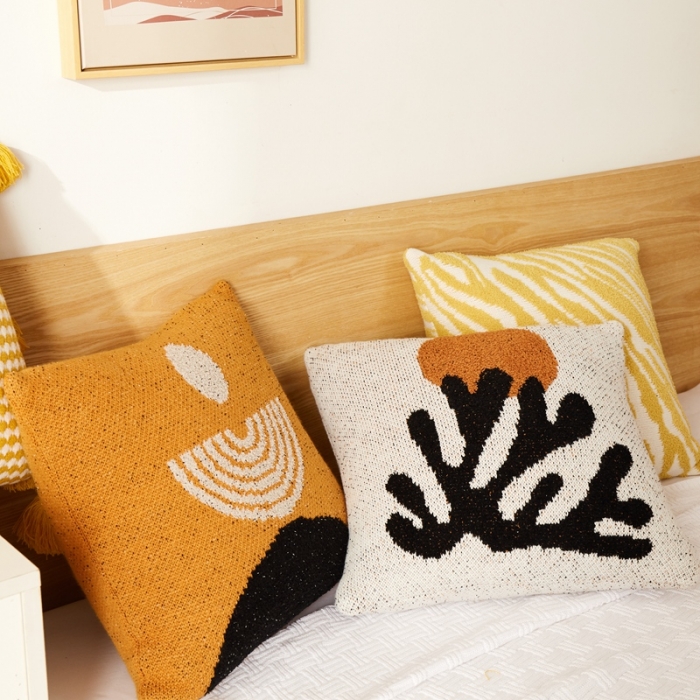 91家纺网 家纺一手货源 找家纺 （总）918拾朵 2021新款北欧图纹组合系列抱枕