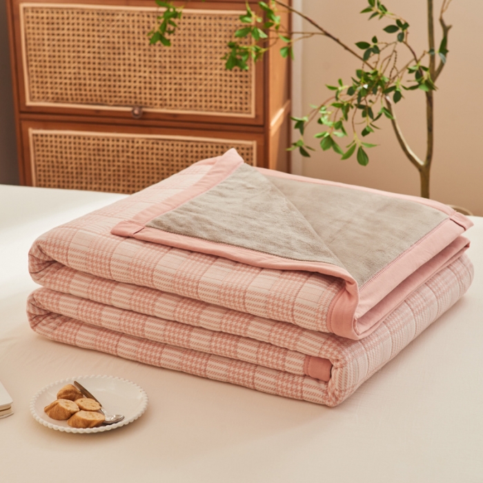 91家纺网 家纺一手货源 找家纺 （总）吾秀 2022 A类多功能棉绒毯 全棉毯子牛奶绒毛毯