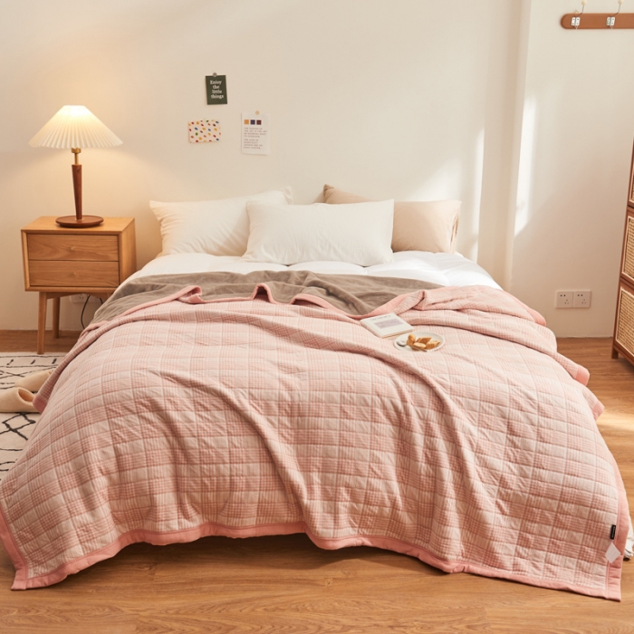 91家纺网 家纺一手货源 找家纺 （总）吾秀 2022 A类多功能棉绒毯 全棉毯子牛奶绒毛毯