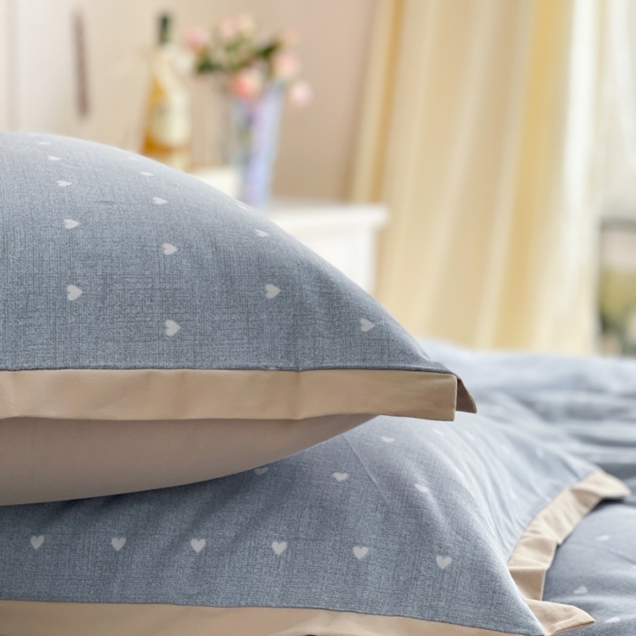 91家纺网 家纺一手货源 找家纺 （总）时年 2021新款全棉生态磨毛飞边款系列四件套