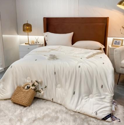 91家纺网 家纺一手货源 找家纺 （总）匠心 2021秋冬新款60支色织提花大豆被