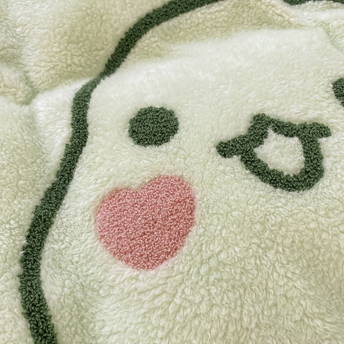 91家纺网 家纺一手货源 找家纺 澳梵2021新款韩国进口泰迪绒大版毛巾绣四件套 恐龙宝贝