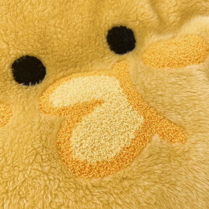 91家纺网 家纺一手货源 找家纺 澳梵2021新款韩国进口泰迪绒大版毛巾绣四件套 小黄鸭