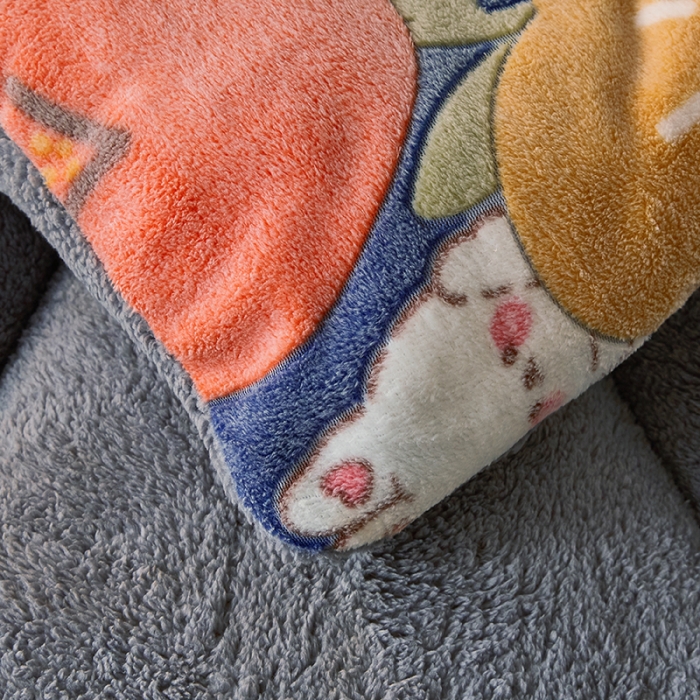 91家纺网 家纺一手货源 找家纺 （总）梦初语 2021新款加厚保暖雪花绒加羊羔绒冬被子被芯