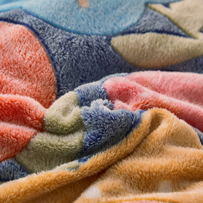 91家纺网 家纺一手货源 找家纺 梦初语 2021新款加厚保暖雪花绒加羊羔绒冬被子被芯花儿朵朵