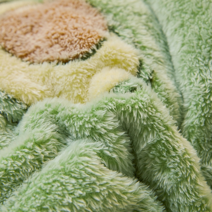 91家纺网 家纺一手货源 找家纺 梦初语 2021新款加厚保暖雪花绒加羊羔绒冬被子被芯 牛油果