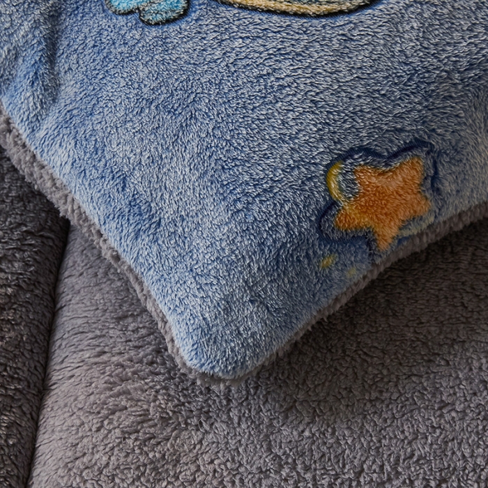 91家纺网 家纺一手货源 找家纺 梦初语 2021加厚保暖雪花绒加羊羔绒冬被子被芯 探险王国