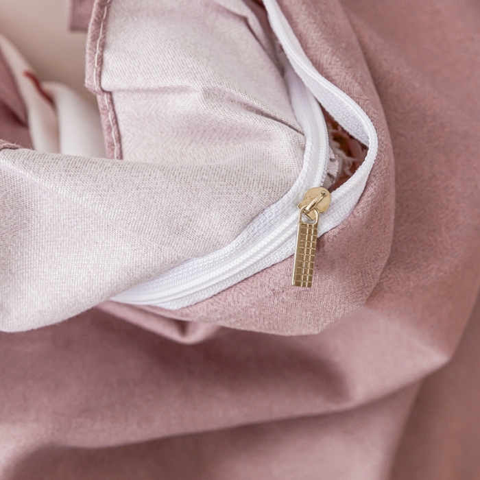 91家纺网 家纺一手货源 找家纺 靓生活 2021新款韩版磨毛四件套 小爱心-珍珠白