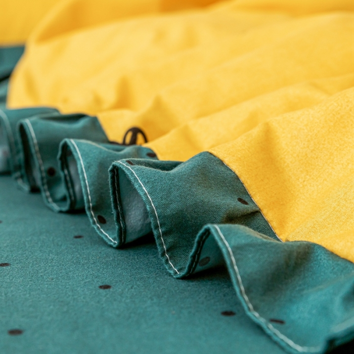 91家纺网 家纺一手货源 找家纺 靓生活 2021新款韩版磨毛四件套 心乐-柠檬黄