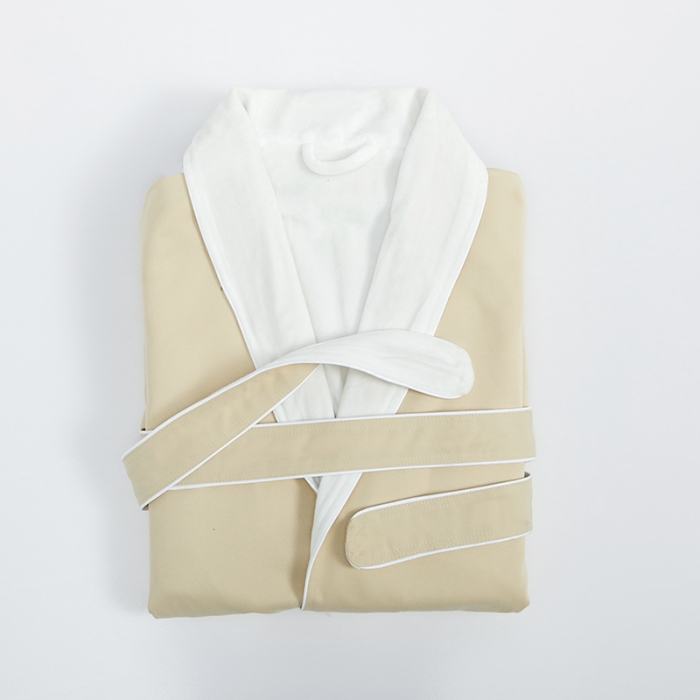 91家纺网 家纺一手货源 找家纺 总 2025酒店宾馆民宿布草套件多色双层浴袍 