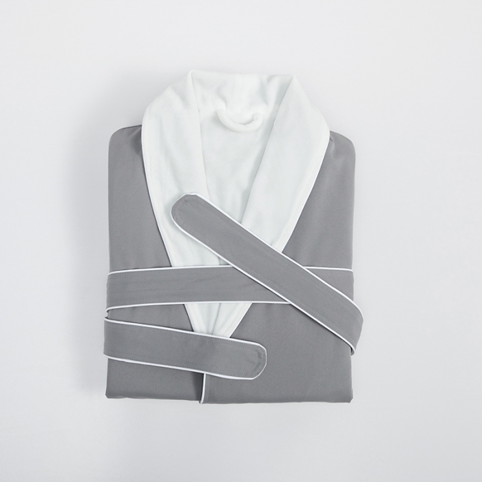 91家纺网 家纺一手货源 找家纺 总 2025酒店宾馆民宿布草套件多色双层浴袍 