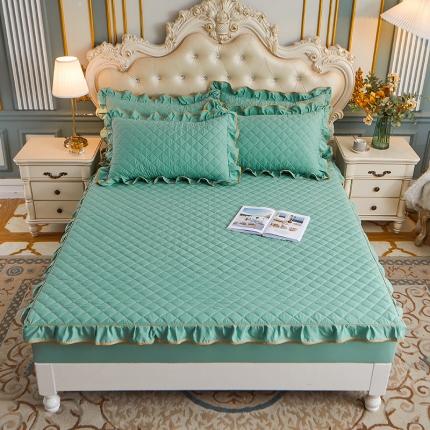 91家纺网 家纺一手货源 找家纺 （总）屹成家纺 2021新款水洗棉花边四季款单床笠