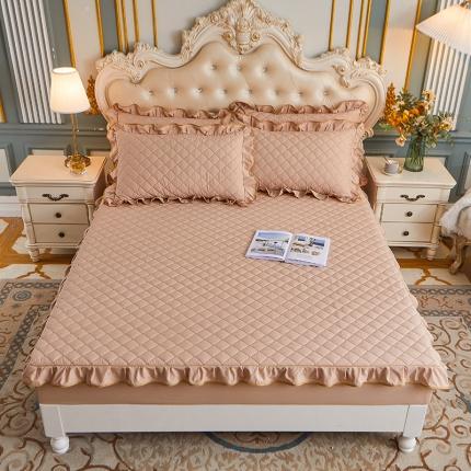 91家纺网 家纺一手货源 找家纺 （总）屹成家纺 2021新款水洗棉花边四季款单床笠