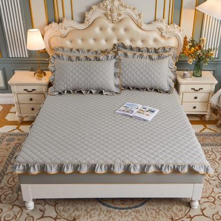 91家纺网 家纺一手货源 找家纺 （总）屹成家纺 2021新款水洗棉花边四季款单床笠