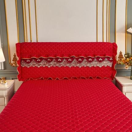 （总）屹成家纺 2021新款水洗棉花边四季款床头罩